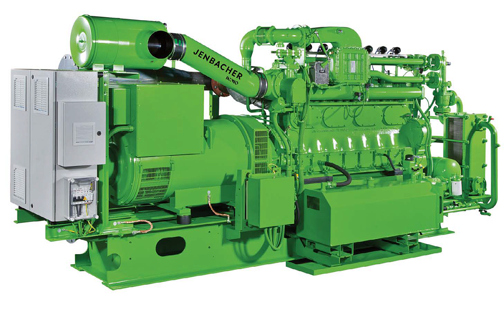 Газопрошневая электростанция с тригенерацией. Электричество +Тепло и горячая вода + CO2